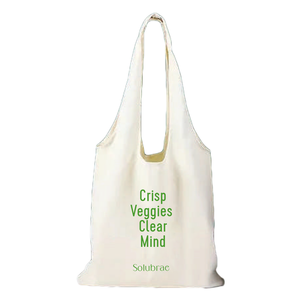 Canvas Tote | Crisp Veggies Clear Mind