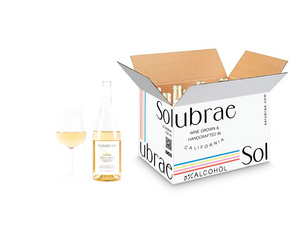 12-Bottle Full Case | Alcohol-Removed California Wine | Solubrae