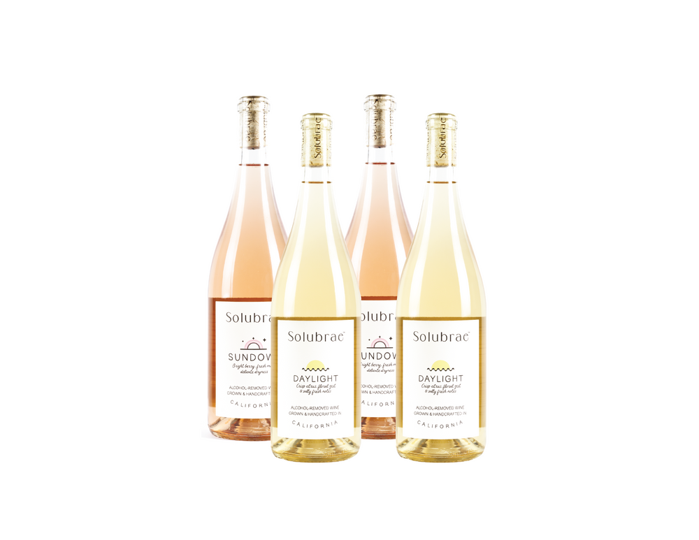 4 Bottle Bundle | De-Alcoholized Wines
